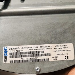 New Siemens VFD fan K2E220-AB06-09 6SY7000-0AB30