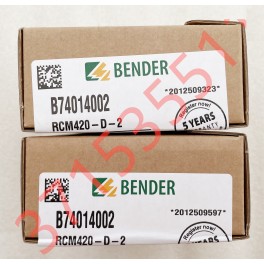 New BENDER RCM420-D-2 residual current monitor