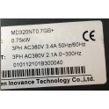Used Inovance MD320NT0.7GB+ 0.75KW AC380V tested good